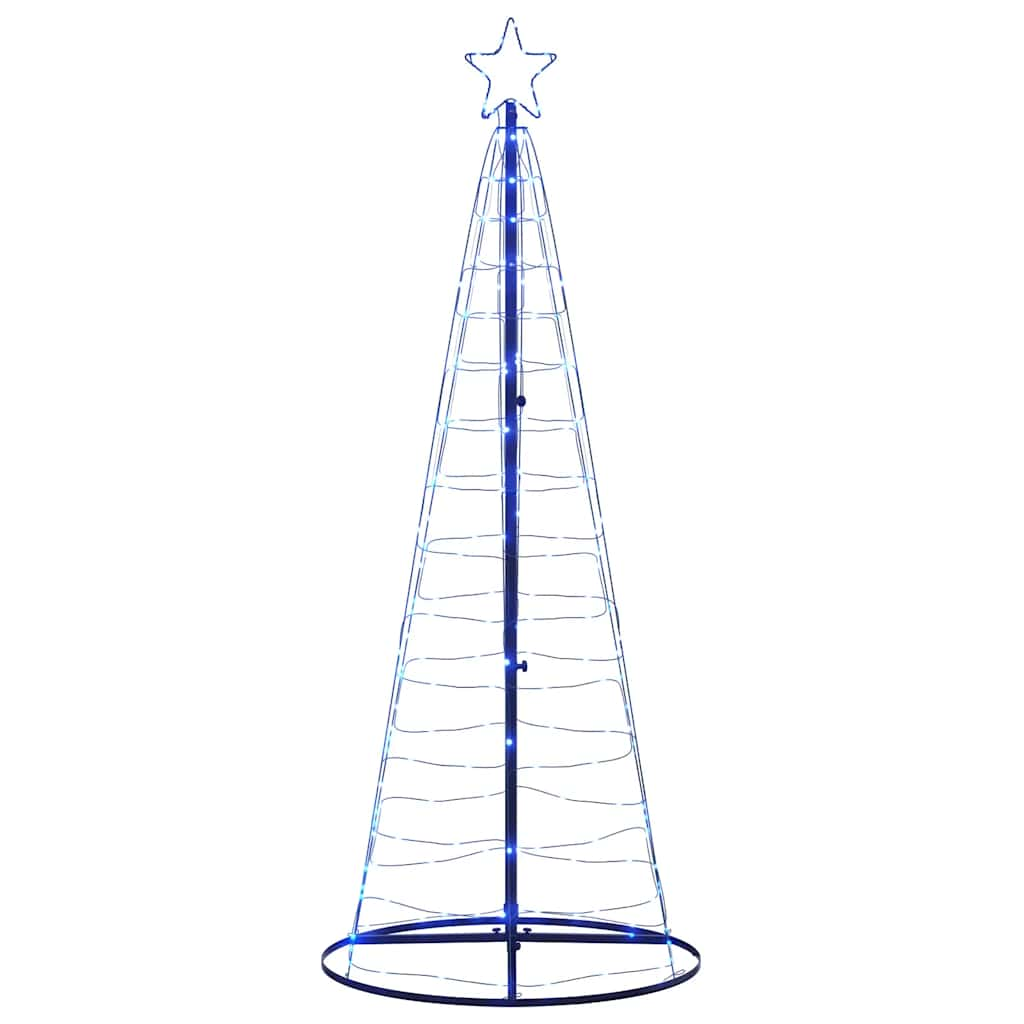 Weihnachtsbaum Kegelform 200 LEDs Blau 182 cm - Pazzar.ch