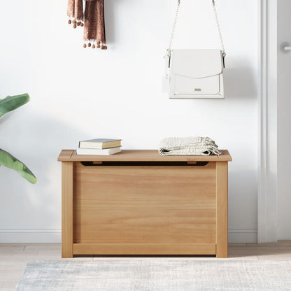Truhe mit Deckel Panama 79x42x46 cm Massivholz Kiefer - Pazzar.ch