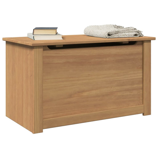 Truhe mit Deckel Panama 79x42x46 cm Massivholz Kiefer - Pazzar.ch