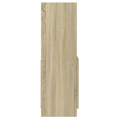 Highboard Sonoma-Eiche 92x33x100 cm Holzwerkstoff - Pazzar.ch