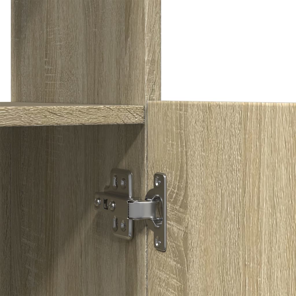 Highboard Sonoma-Eiche 92x33x100 cm Holzwerkstoff - Pazzar.ch