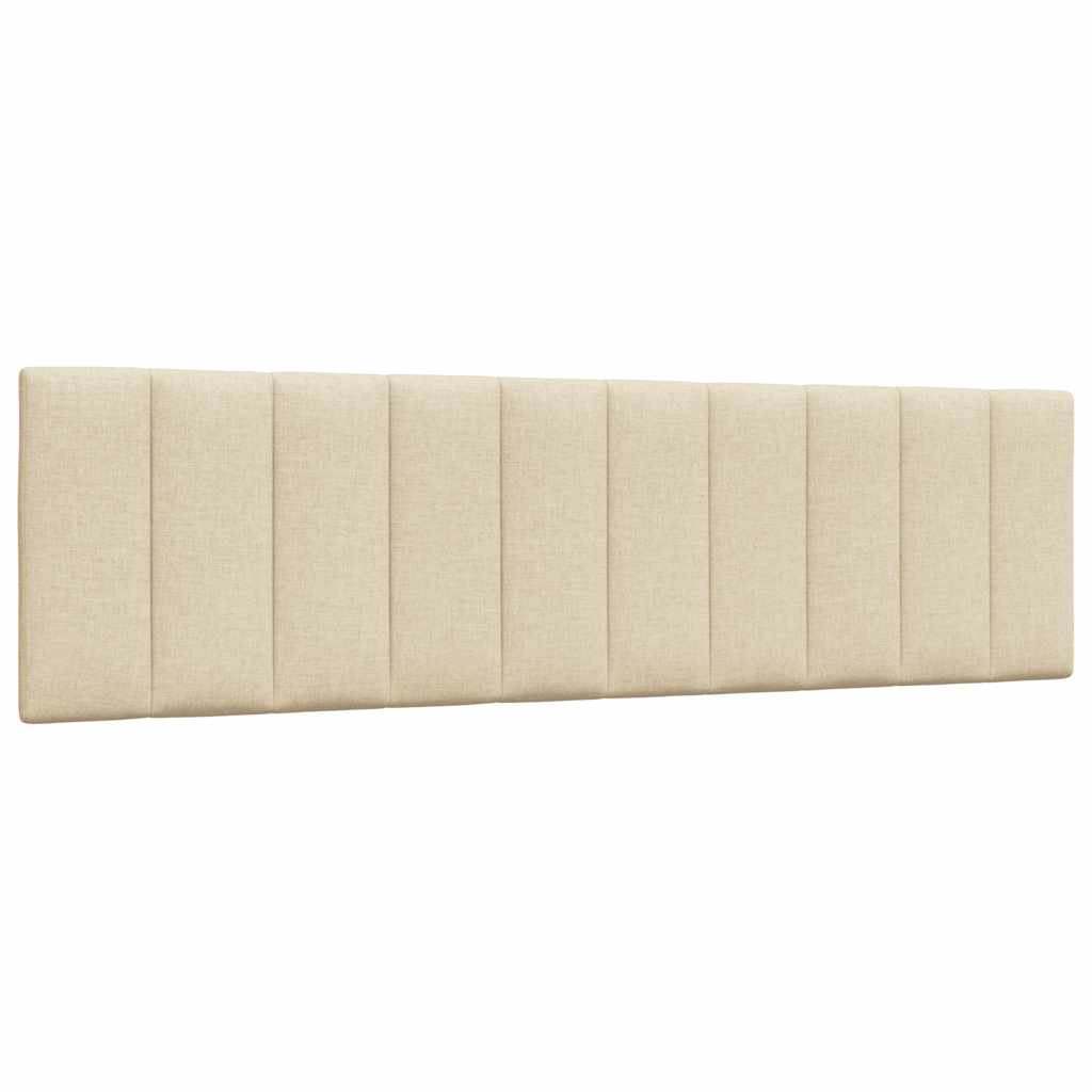 Kopfteil-Kissen "Hanko" Creme 180 cm Stoff