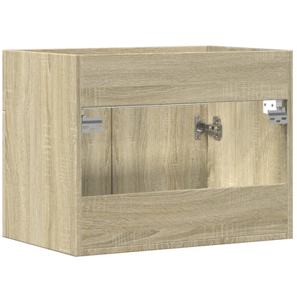 Waschbeckenunterschrank Sonoma-Eiche 60x38,5x46cm Holzwerkstoff - Pazzar.ch