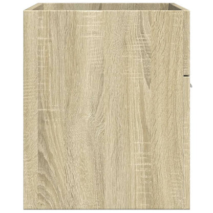 Waschbeckenunterschrank Sonoma-Eiche 80x38,5x46cm Holzwerkstoff - Pazzar.ch