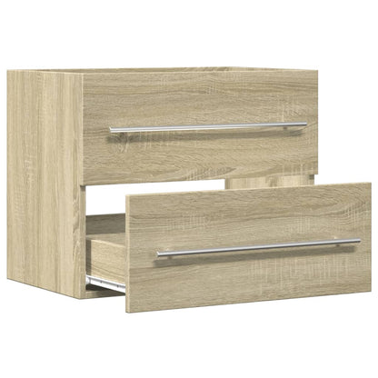 Waschbeckenunterschrank Sonoma-Eiche 60x38,5x48cm Holzwerkstoff - Pazzar.ch