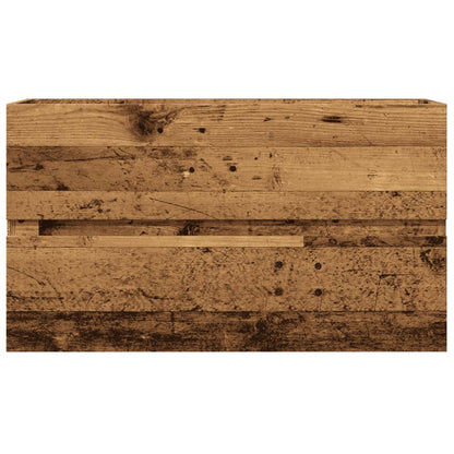 Waschbeckenunterschrank Altholz-Optik 90x38,5x45 Holzwerkstoff - Pazzar.ch