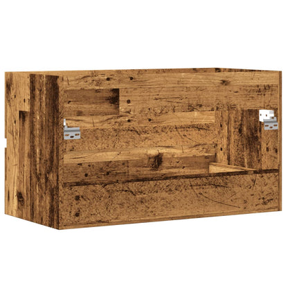 Waschbeckenunterschrank Altholz-Optik 90x38,5x45 Holzwerkstoff - Pazzar.ch