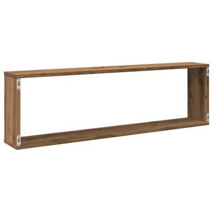 Würfel-Wandregale 2 Stk. Artisan-Eiche 100x15x30 Holzwerkstoff - Pazzar.ch