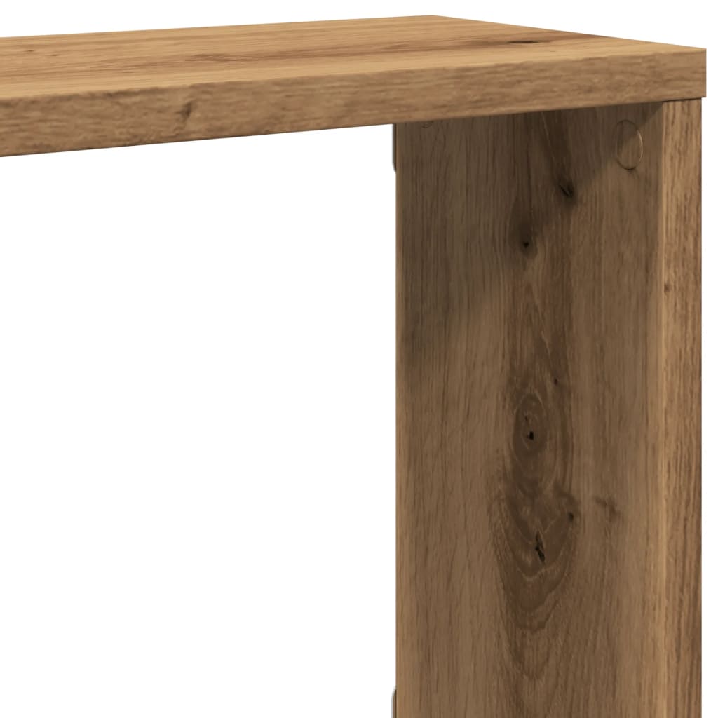 Würfel-Wandregale 4 Stk. Artisan-Eiche 100x15x30 Holzwerkstoff