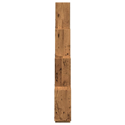 Würfelregal Altholz-Optik 90x15x119,5 cm Holzwerkstoff