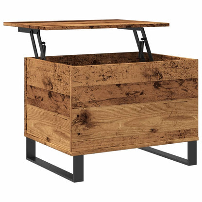 Couchtisch Altholz-Optik 60x44,5x45 cm Holzwerkstoff - Pazzar.ch