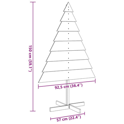 Weihnachtsbaum zum Schmücken 150 cm Massivholz - Pazzar.ch