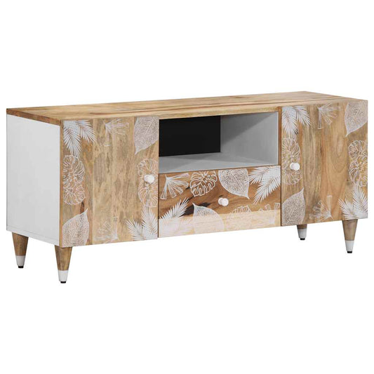 TV-Schrank 105x33,5x46 cm Massivholz Mango - Pazzar.ch