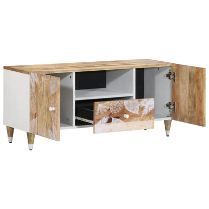 TV-Schrank 105x33,5x46 cm Massivholz Mango - Pazzar.ch