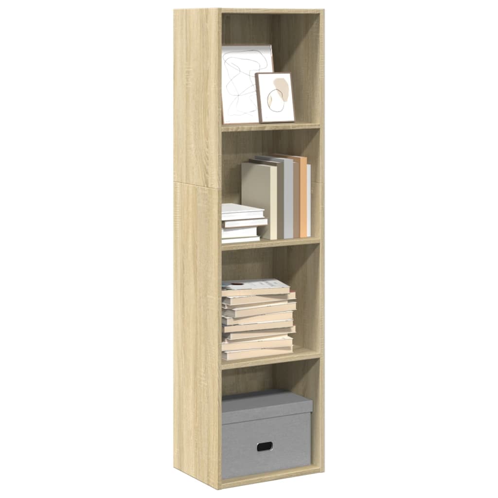 Bücherregal Sonoma-Eiche 40x30x152 cm Holzwerkstoff - Pazzar.ch