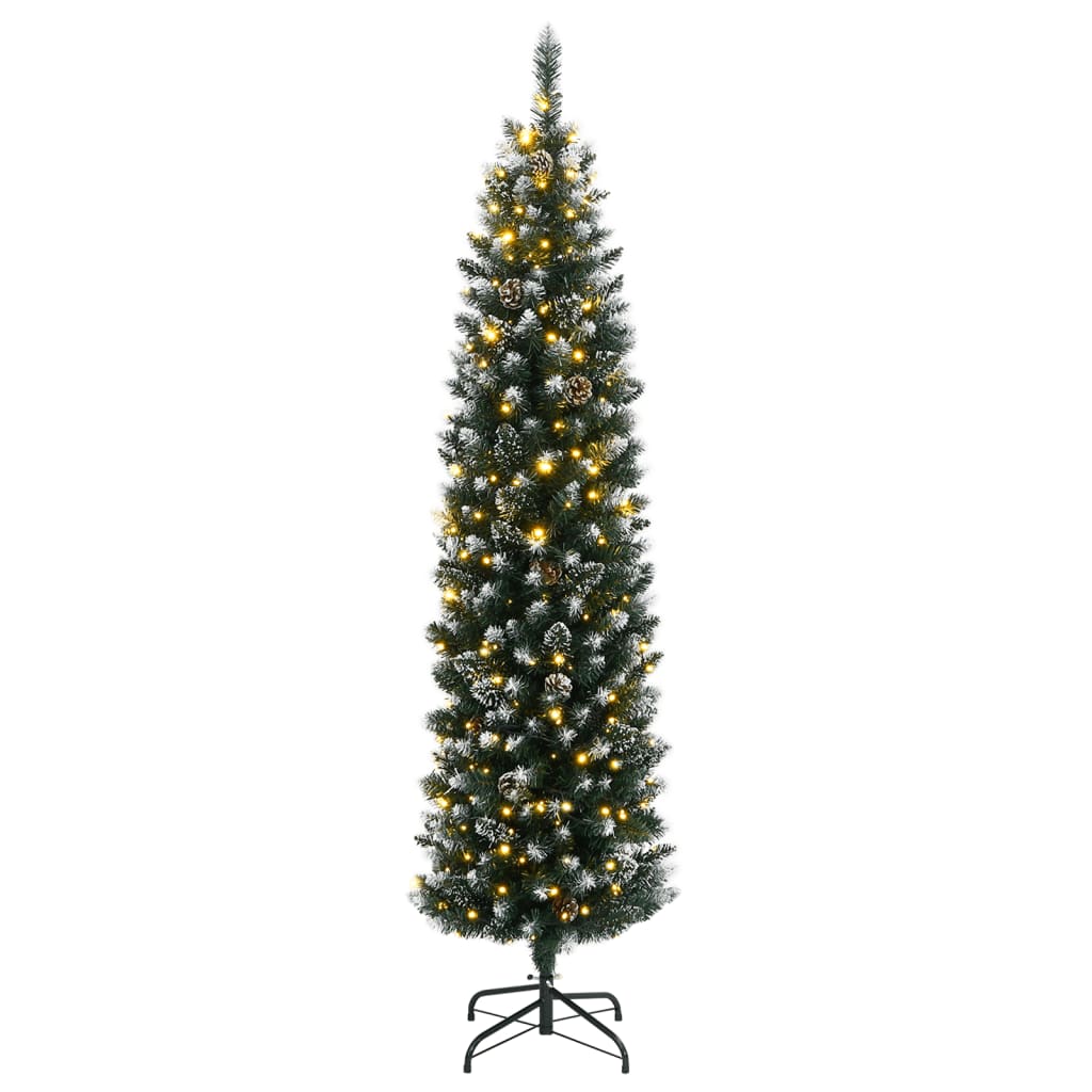 Künstlicher Weihnachtsbaum Schlank 150 LEDs 120 cm - Pazzar.ch