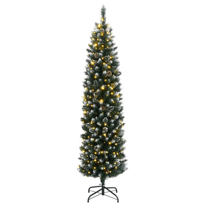 Künstlicher Weihnachtsbaum Schlank 150 LEDs 120 cm - Pazzar.ch