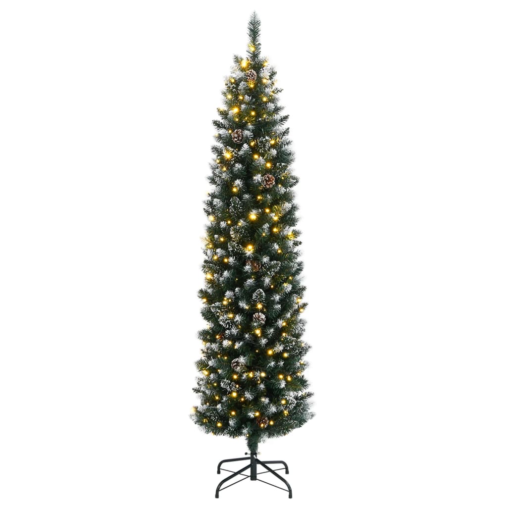 Künstlicher Weihnachtsbaum Schlank 150 LEDs 150 cm - Pazzar.ch