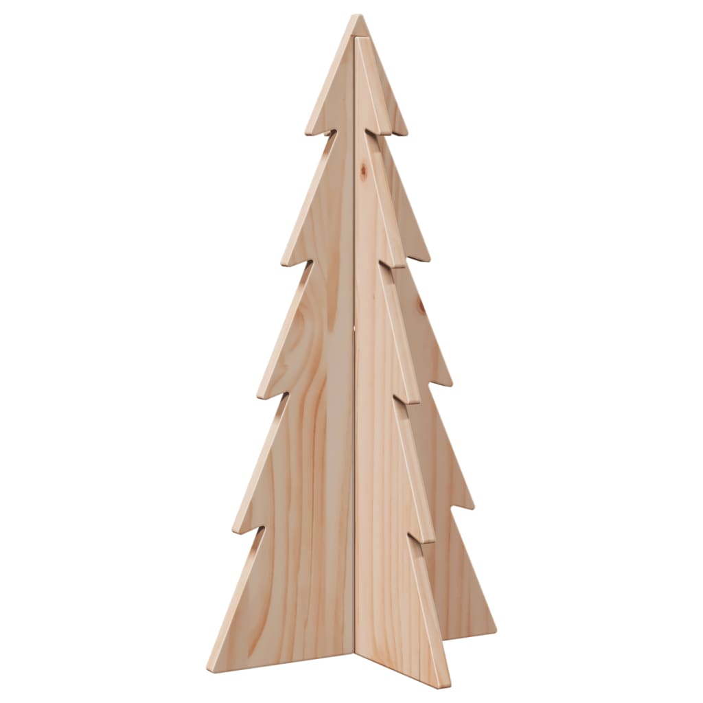 Weihnachtsbaum Holz zum Schmücken 59,5 cm Massivholz Kiefer - Pazzar.ch