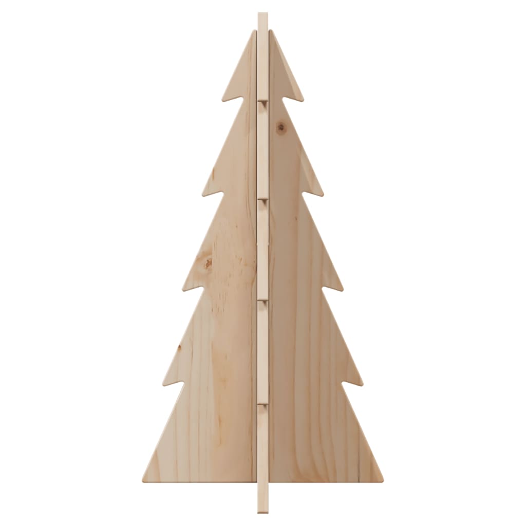 Weihnachtsbaum Holz zum Schmücken 59,5 cm Massivholz Kiefer - Pazzar.ch