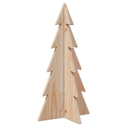 Weihnachtsbaum Holz zum Schmücken 59,5 cm Massivholz Kiefer - Pazzar.ch