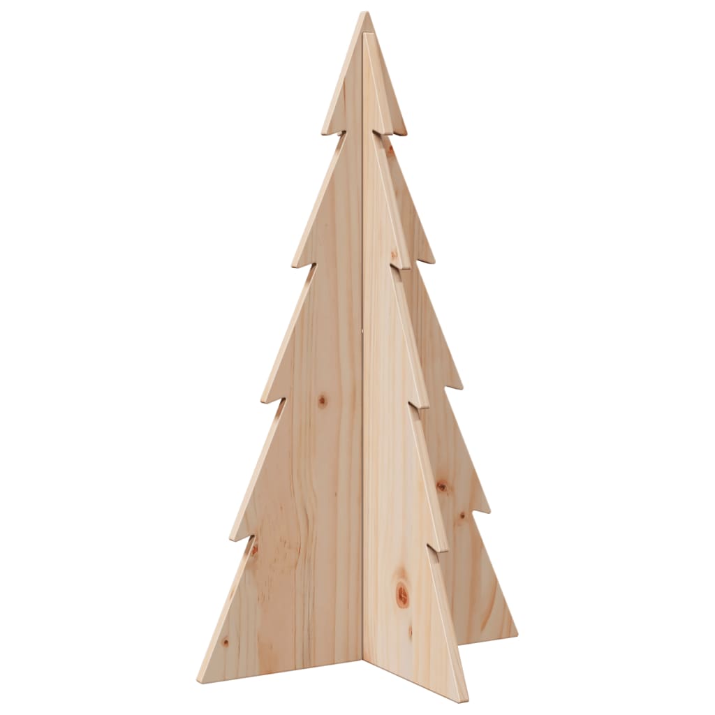 Weihnachtsbaum Holz zum Schmücken 80 cm Massivholz Kiefer - Pazzar.ch