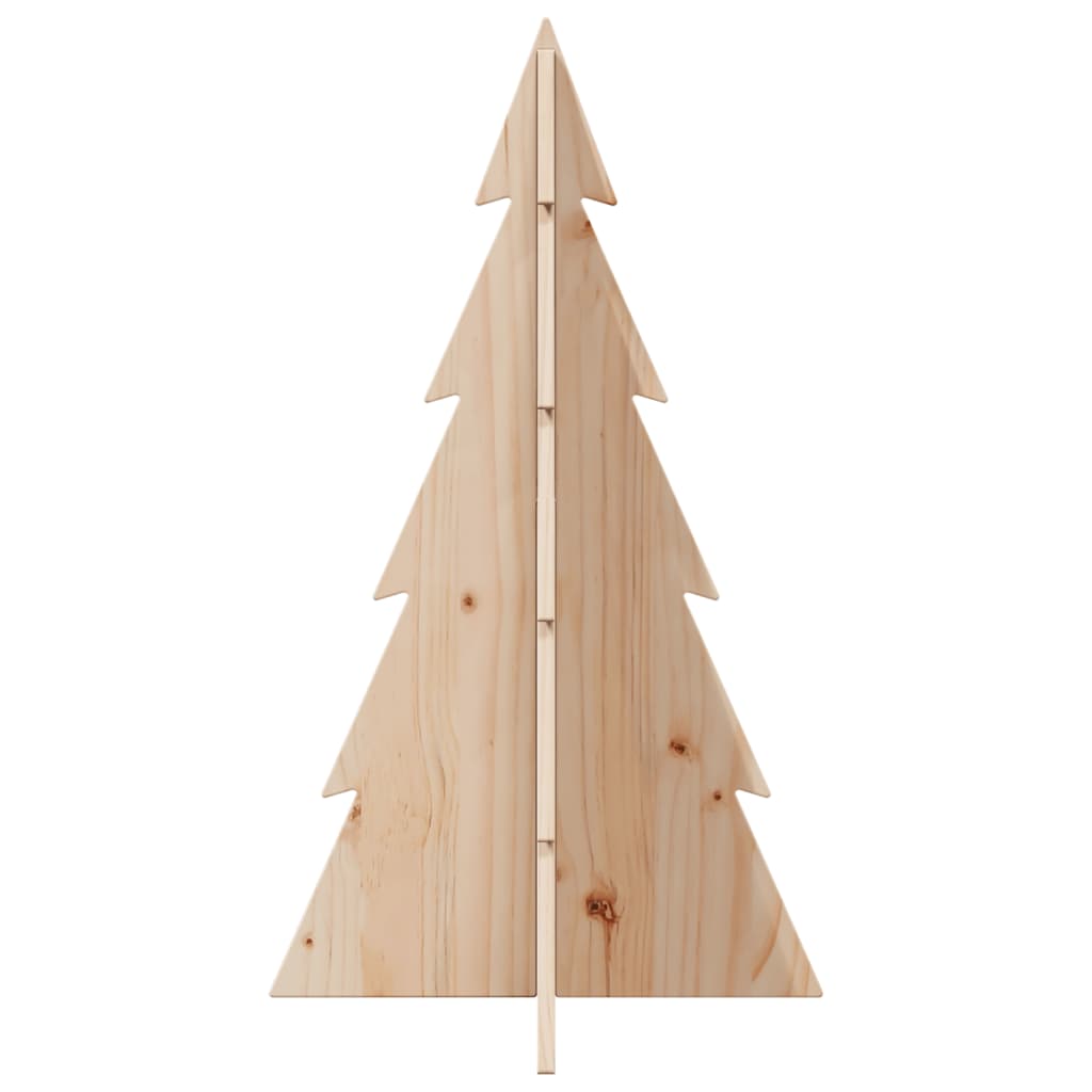 Weihnachtsbaum Holz zum Schmücken 80 cm Massivholz Kiefer