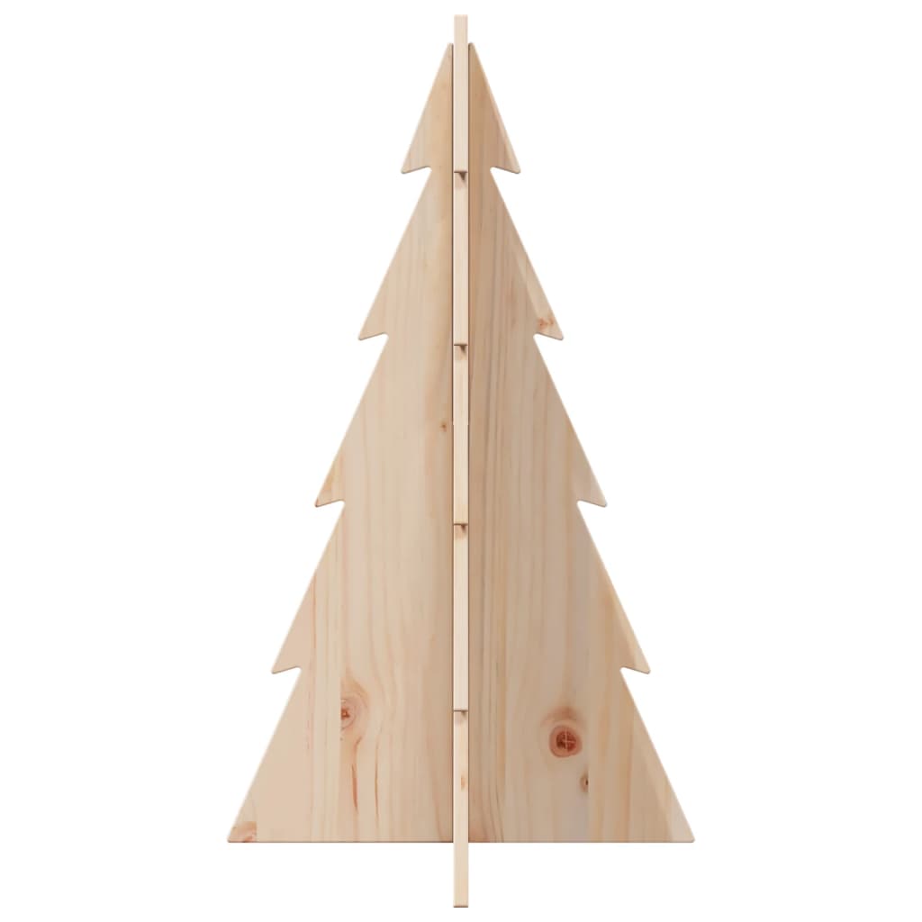 Weihnachtsbaum Holz zum Schmücken 80 cm Massivholz Kiefer