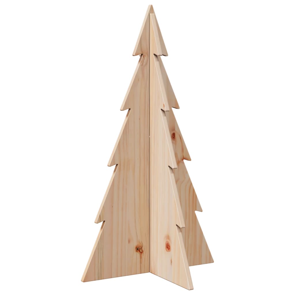 Weihnachtsbaum Holz zum Schmücken 80 cm Massivholz Kiefer - Pazzar.ch