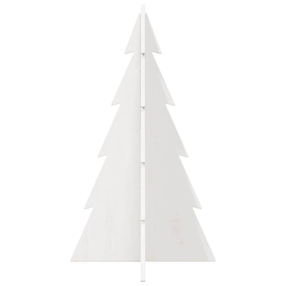 Weihnachtsbaum zum Schmücken Weiß 80 cm Massivholz Kiefer - Pazzar.ch