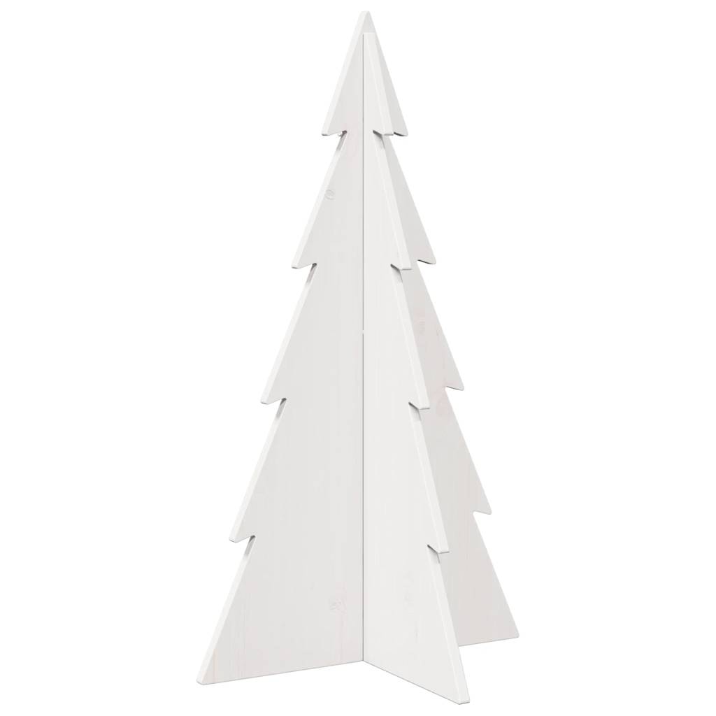 Weihnachtsbaum zum Schmücken Weiß 80 cm Massivholz Kiefer - Pazzar.ch