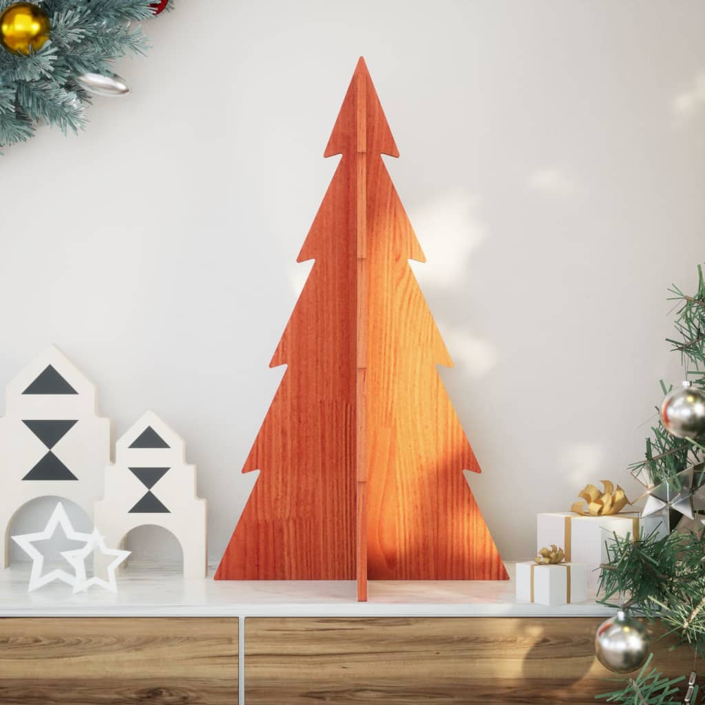 Weihnachtsbaum Holz zum Schmücken 80 cm Massivholz Kiefer - Pazzar.ch