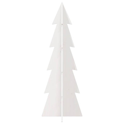 Weihnachtsbaum zum Schmücken Weiß 112 cm Massivholz Kiefer - Pazzar.ch