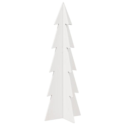 Weihnachtsbaum zum Schmücken Weiß 112 cm Massivholz Kiefer - Pazzar.ch