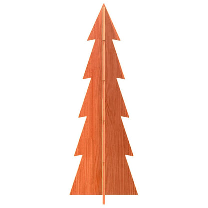 Weihnachtsbaum zum Schmücken Wachsbraun 112cm Massivholz Kiefer - Pazzar.ch