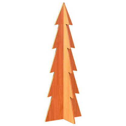 Weihnachtsbaum zum Schmücken Wachsbraun 112cm Massivholz Kiefer - Pazzar.ch