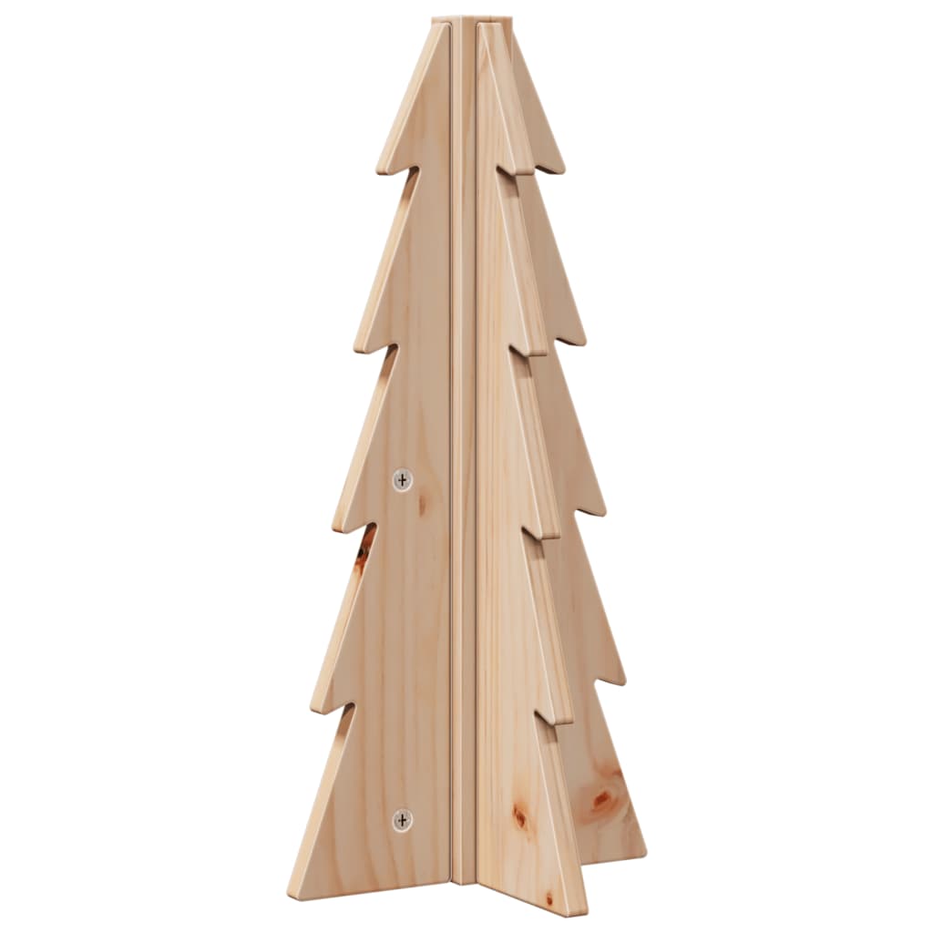 Weihnachtsbaum Holz zum Schmücken 49 cm Massivholz Kiefer - Pazzar.ch