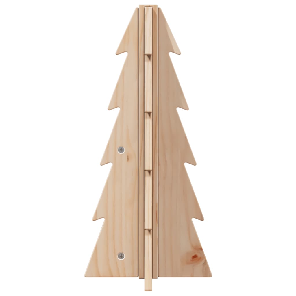 Weihnachtsbaum Holz zum Schmücken 49 cm Massivholz Kiefer - Pazzar.ch