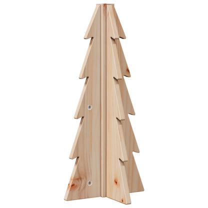 Weihnachtsbaum Holz zum Schmücken 49 cm Massivholz Kiefer - Pazzar.ch