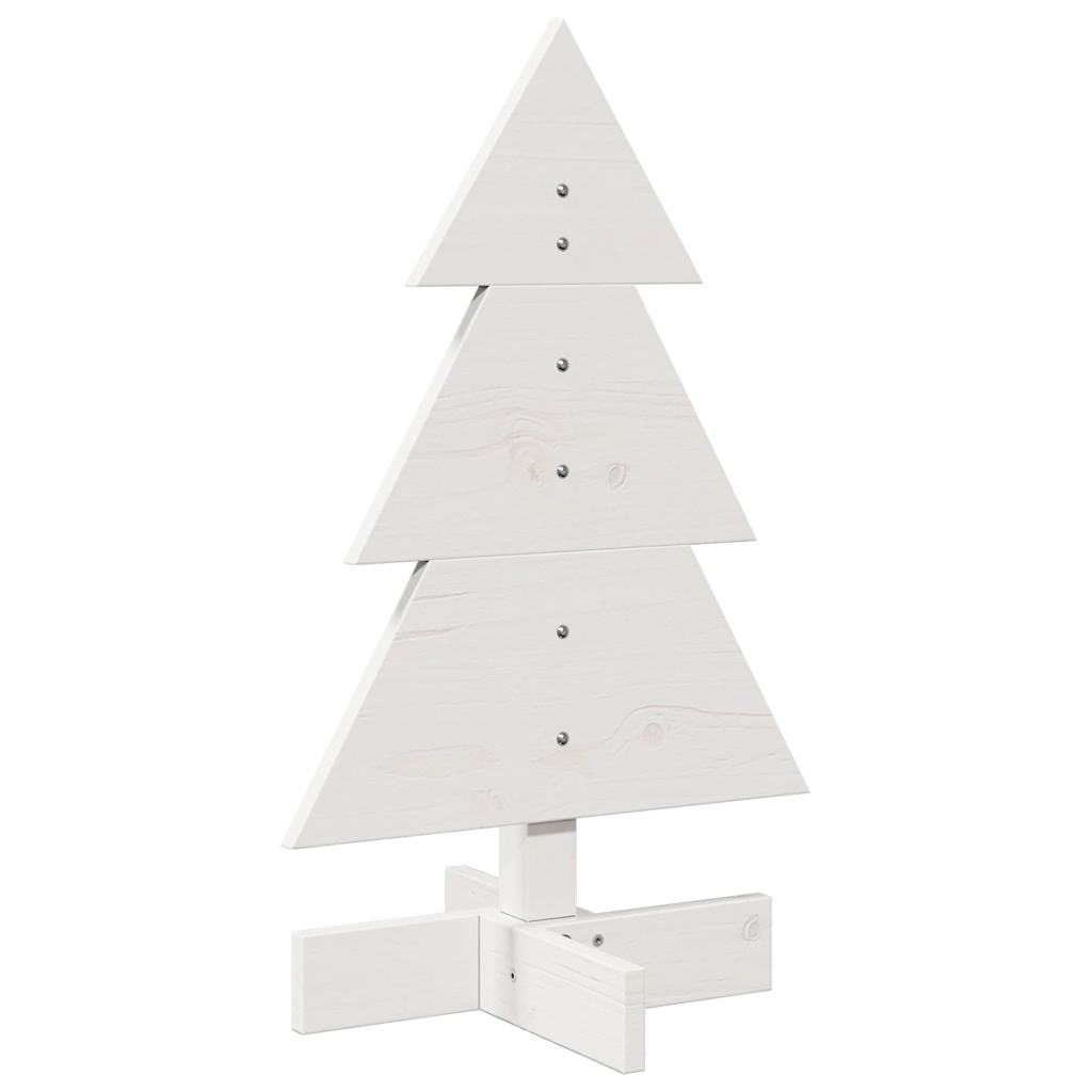 Weihnachtsbaum zum Schmücken Weiß 60 cm Massivholz Kiefer - Pazzar.ch