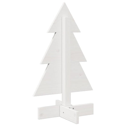 Weihnachtsbaum zum Schmücken Weiß 60 cm Massivholz Kiefer - Pazzar.ch