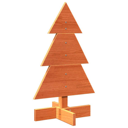 Weihnachtsbaum zum Schmücken Wachsbraun 60 cm Massivholz Kiefer - Pazzar.ch