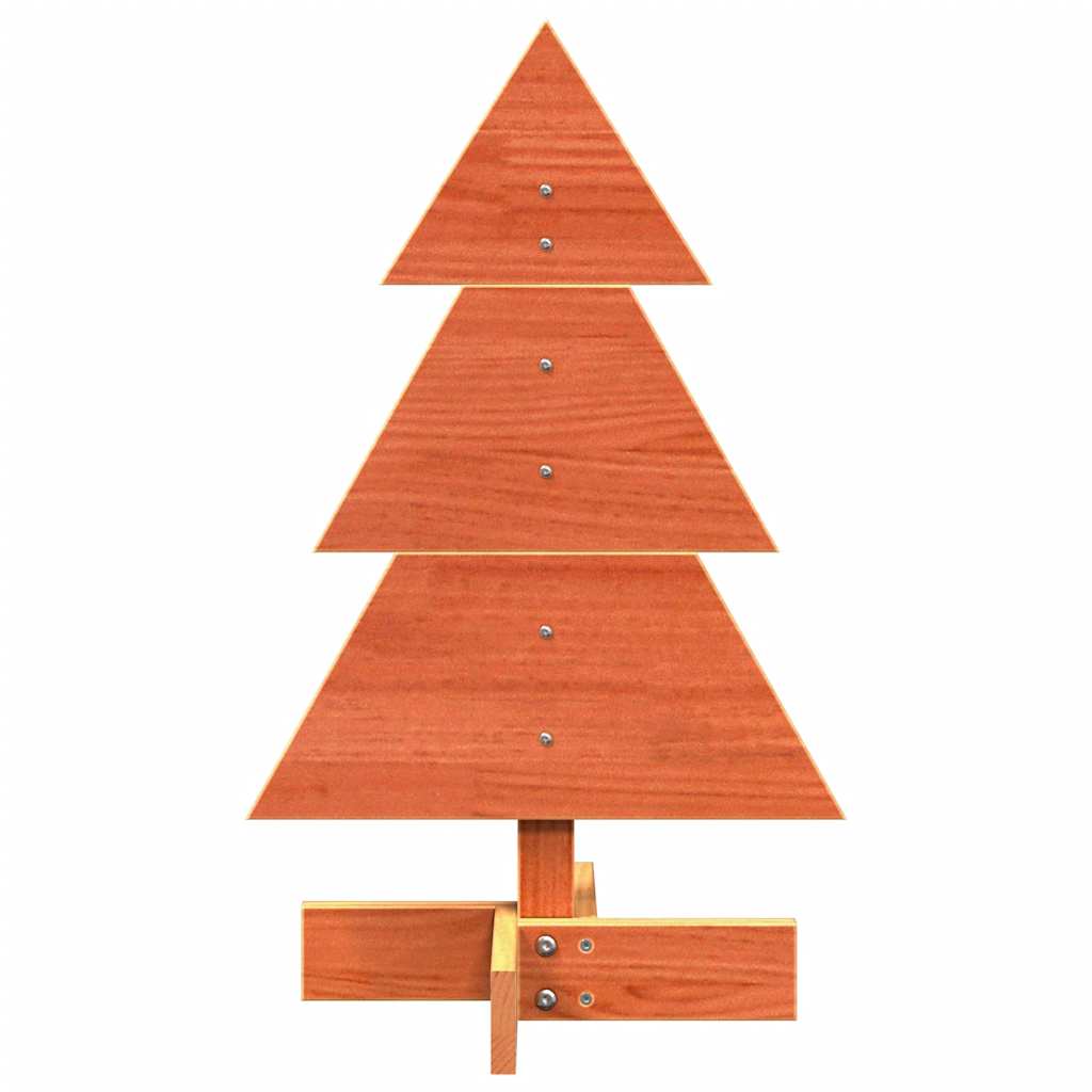 Weihnachtsbaum zum Schmücken Wachsbraun 60 cm Massivholz Kiefer - Pazzar.ch