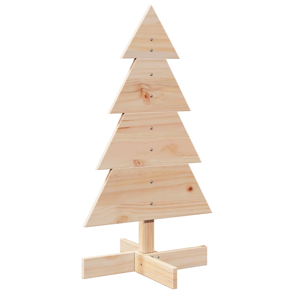 Weihnachtsbaum Holz zum Schmücken 80 cm Massivholz Kiefer - Pazzar.ch