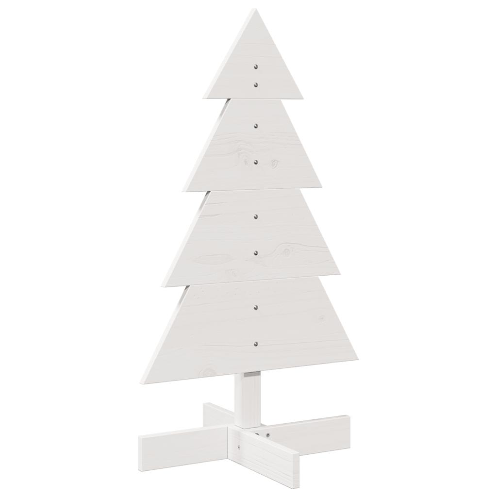 Weihnachtsbaum zum Schmücken Weiß 80 cm Massivholz Kiefer - Pazzar.ch