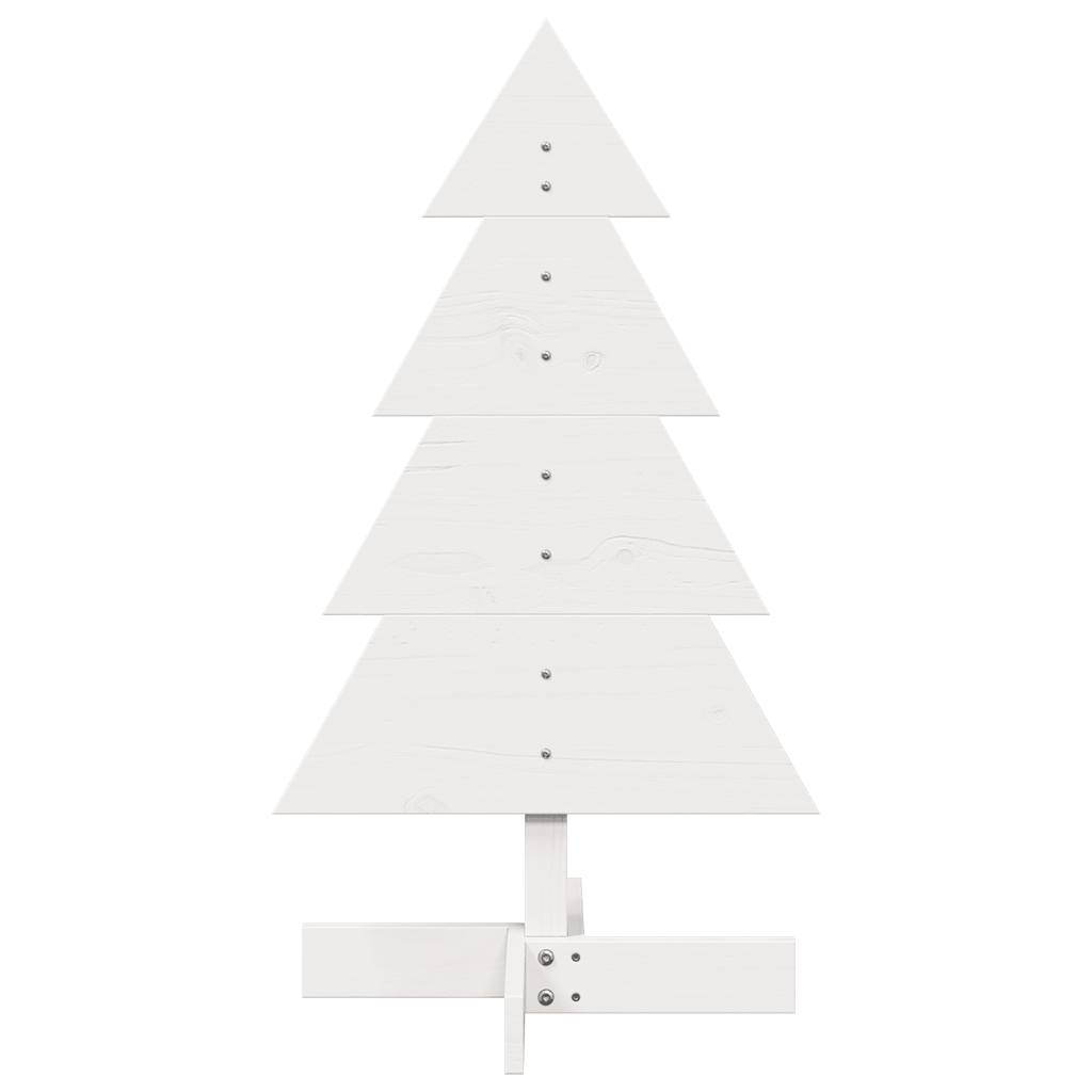 Weihnachtsbaum zum Schmücken Weiß 80 cm Massivholz Kiefer - Pazzar.ch