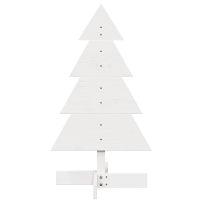 Weihnachtsbaum zum Schmücken Weiß 80 cm Massivholz Kiefer - Pazzar.ch