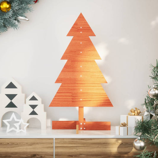 Weihnachtsbaum Holz zum Schmücken 80 cm Massivholz Kiefer - Pazzar.ch