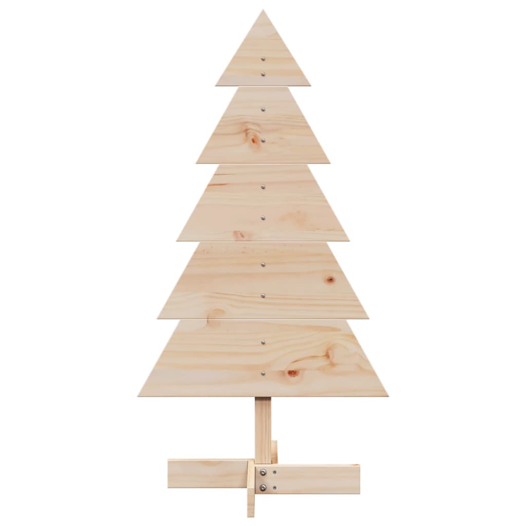 Weihnachtsbaum Holz zum Schmücken 100 cm Massivholz Kiefer - Pazzar.ch