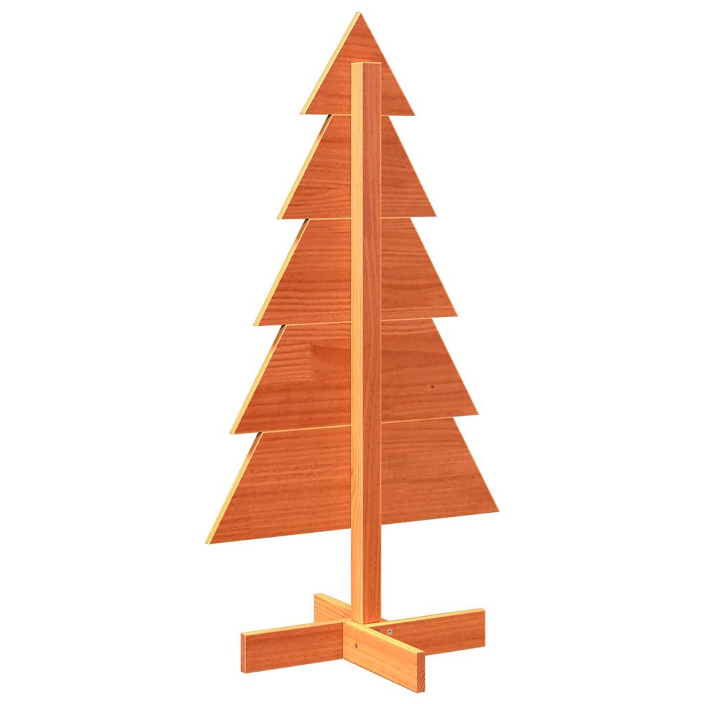 Weihnachtsbaum zum Schmücken Wachsbraun 100cm Massivholz Kiefer - Pazzar.ch